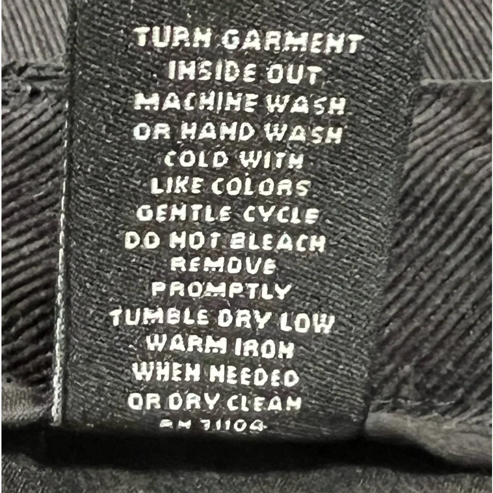 ND Black Corduroy Straight Leg Pants Size 10P